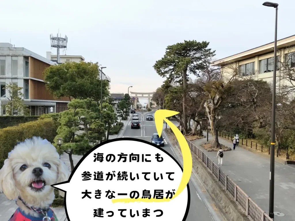 鶴岡八幡宮の一の鳥居