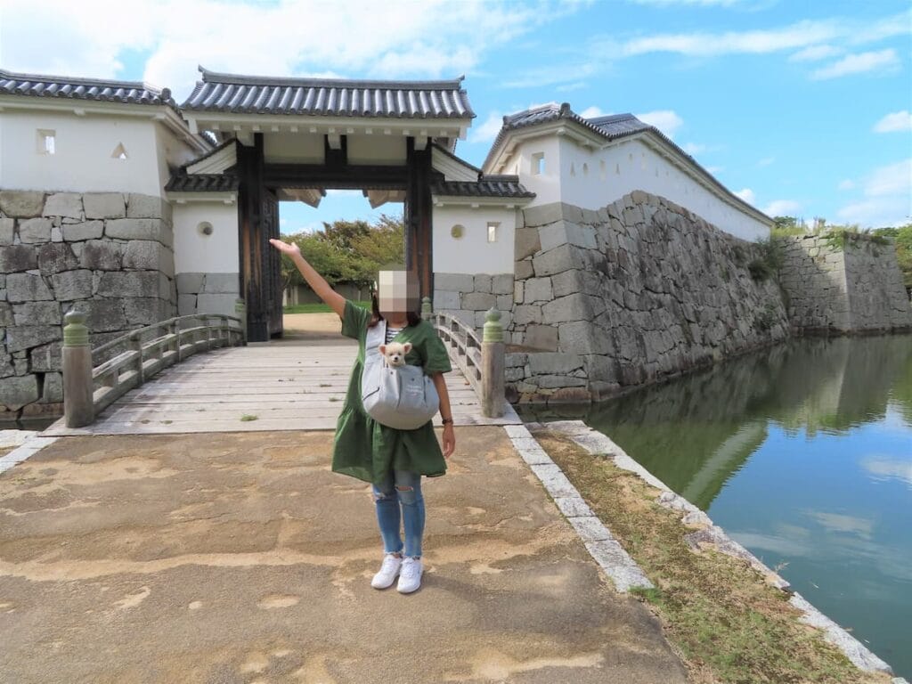 本丸厩口門から入城