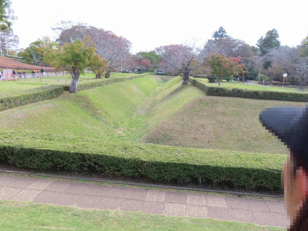 博物館前の馬出し空濠