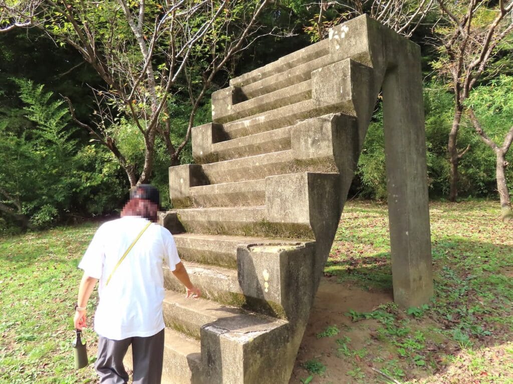 佐倉城に残る訓練用の12階段