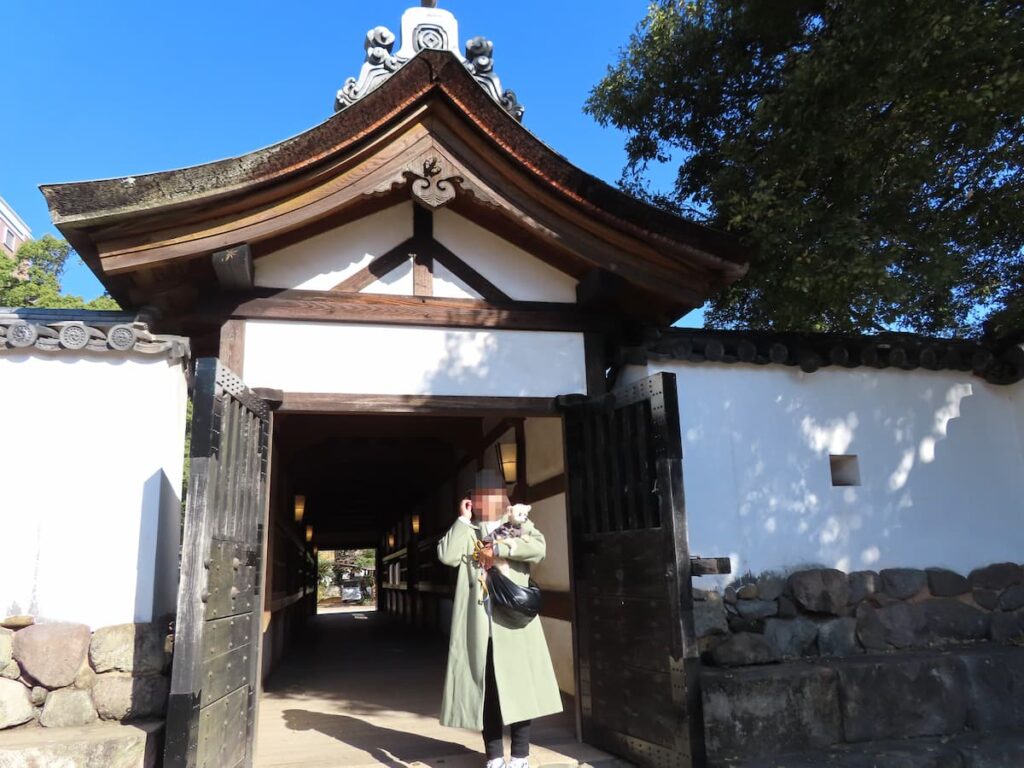 府内城の廊下橋
