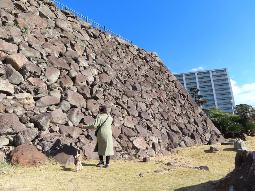府内城の天守台