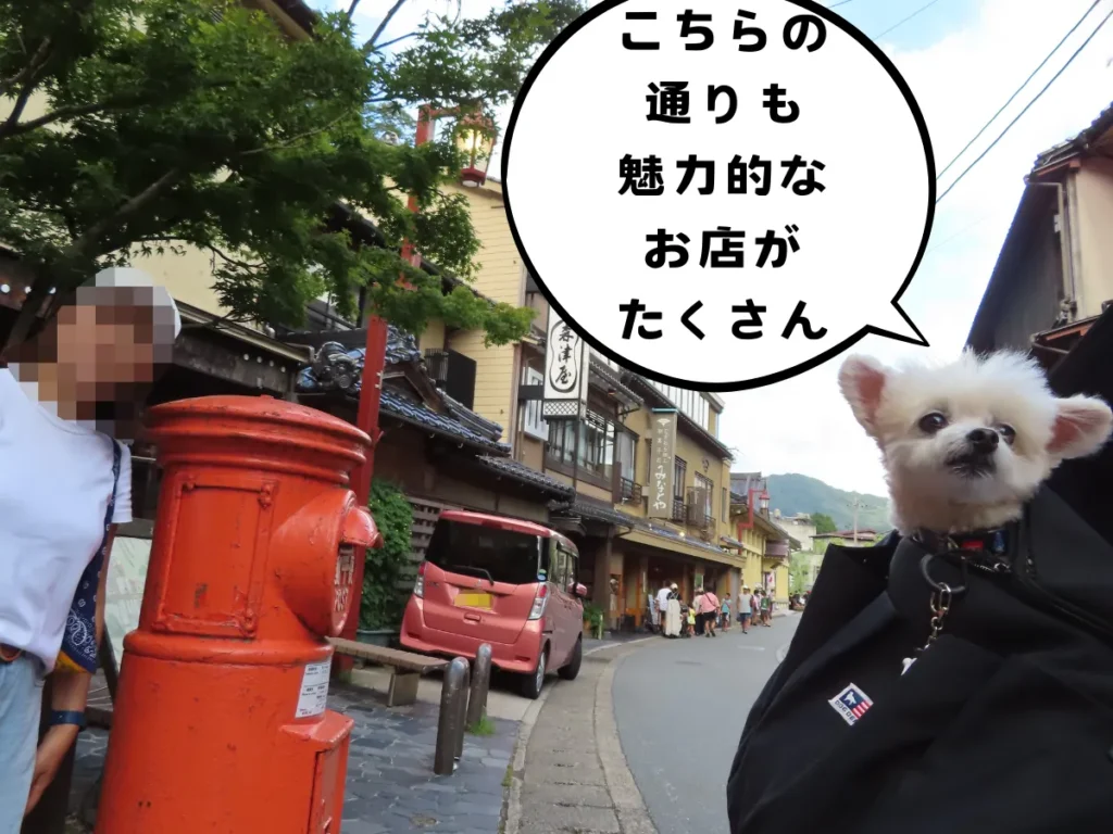 湯の里通りのポスト