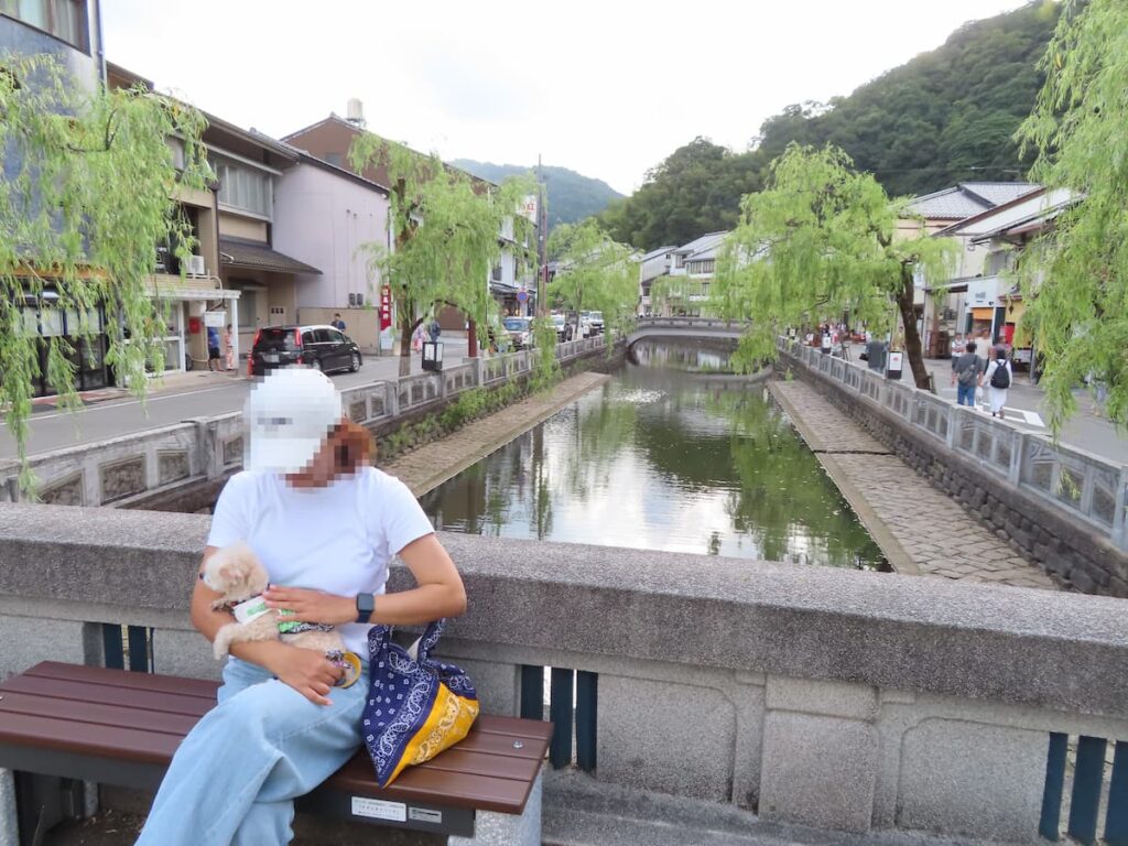 辨天橋のベンチ