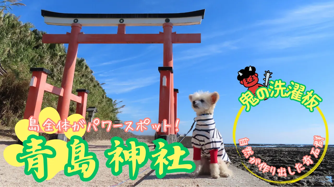 青島神社へ犬連れ旅サムネイル
