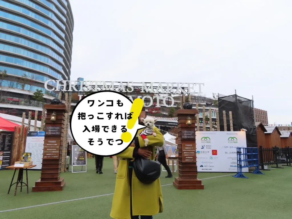 クリスマスマーケット熊本の入口