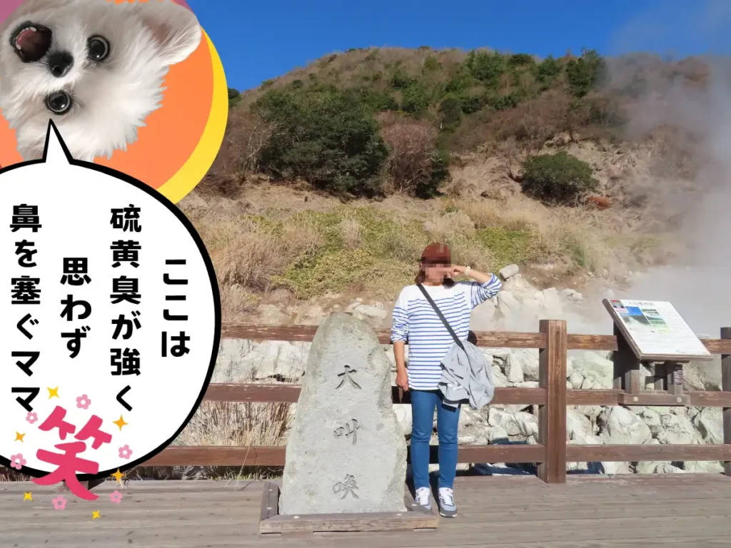 大叫喚地獄の硫黄臭に驚くママ