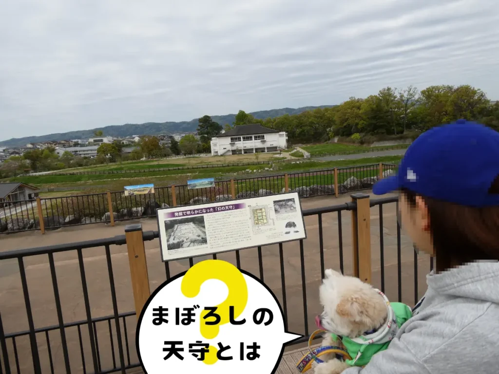 幻の天守の説明板