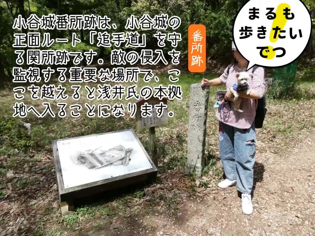 小谷城番所跡