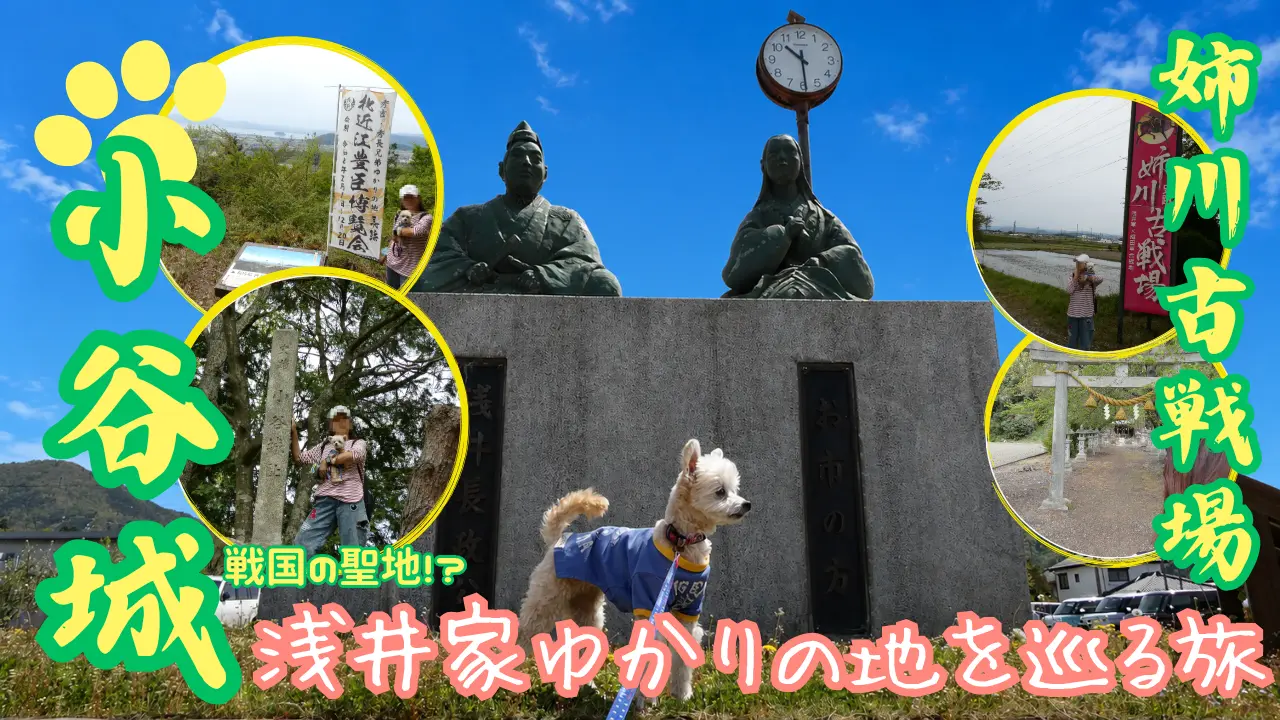 小谷城と姉川古戦場を巡る犬連れ旅サムネイル