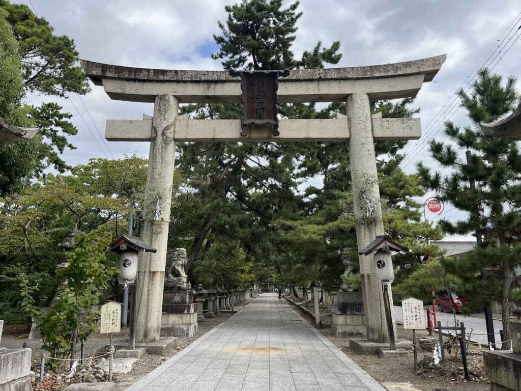 長濱八幡宮の鳥居