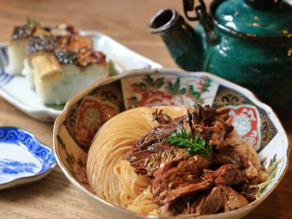 焼鯖そうめん