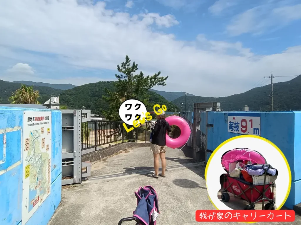 錦向井ヶ浜トロピカルガーデンの扉
