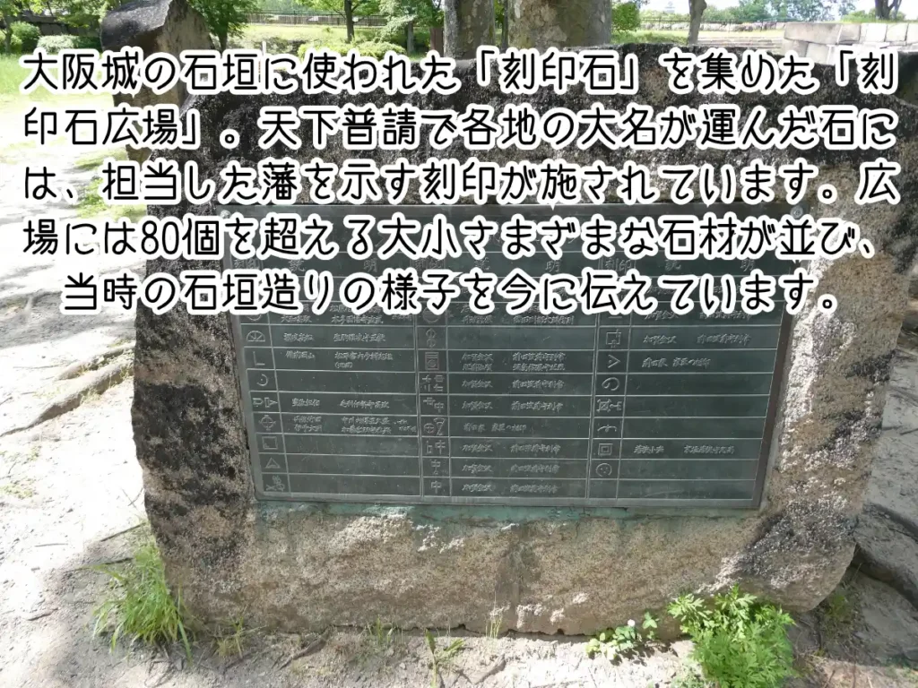 刻印石広場